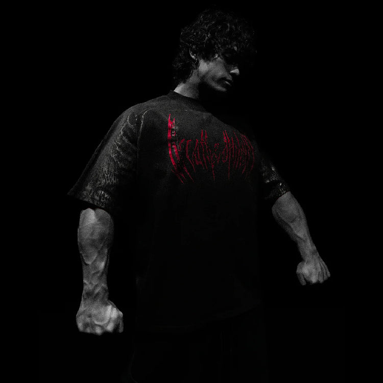 Breathe Divinity Hellfire Oversized T-Shirt [HELLSMOKE]