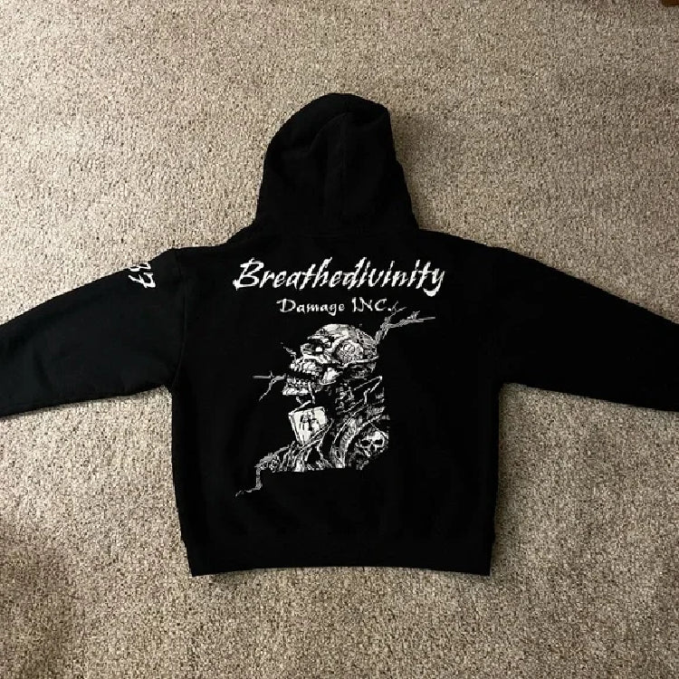 Breathe Divinity Premium Oversized “Nightmare” Hoodie